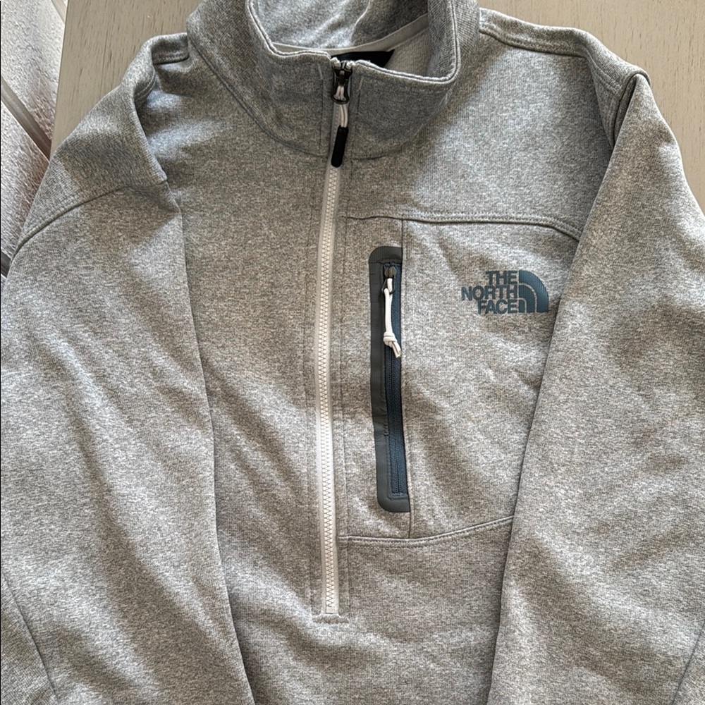 The North Face Gray Quarter-Zip Pullover